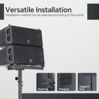 [Stock CN] RQSONIC LAP615TD3-4.6K Système de sonorisation en bois, enceintes Line Array, système PA, Line Array actif professionnel
