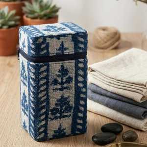 Sac bandoulière pour téléphone en tissu imprimé à la main, style bohème, pochette de voyage artisanale, export Inde - Product Image 4