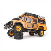 D1RC D110 Defender Camel Trophy 2 vitesses, châssis métallique, échelle 1/10, camion télécommandé tout-terrain pour adultes - Voiture de qualité professionnelle