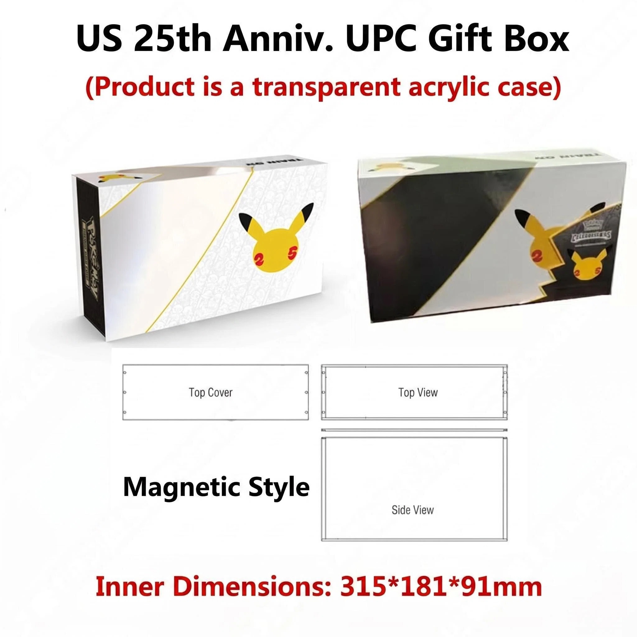 [US Version] UPC 25th Anniversary Pikachu Box