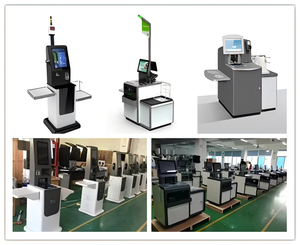 Kiosque de paiement libre-service à écran tactile pour <span class=keywords><strong>magasin</strong></span> de détail avec fente à pièces Accepteur de monnaie OEM ODM SDK Acier laminé à froid étanche - Product Image 2