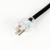 Appareils électroménagers, lampes, éclairage, cordon d'alimentation pour ordinateur à trois broches US isolé en PVC, certifié UL 3 broches