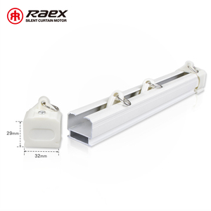 Bảng điều khiển cửa sổ Rèm cửa đường sắt Rèm theo dõi nghệ thuật trang trí vuông eualloyn phong cách hiện đại Hướng dẫn sử dụng silenadultsinum uốn cong tùy chỉnh màu Trắng - Product Image 4