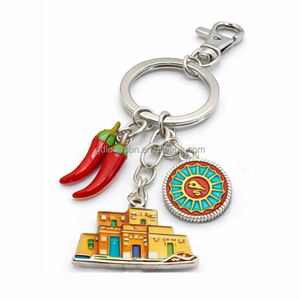 Aimant de réfrigérateur personnalisé en alliage de zinc, souvenir 3D de Santa Fe, Nouveau-Mexique, États-Unis, <span class=keywords><strong>tourisme</strong></span> urbain, logo personnalisé OEM, cadeau - Product Image 2