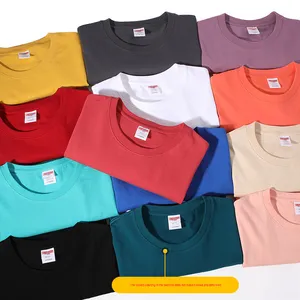 ออกแบบโลโก้ตามสั่ง เสื้อยืดคอตตอนเนื้อหนัก 300 กรัม ทรงหลวม แขนสั้น สำหรับโฆษณา วัฒนธรรมองค์กร และชุดยูนิฟอร์มทำงาน - Product Image 1