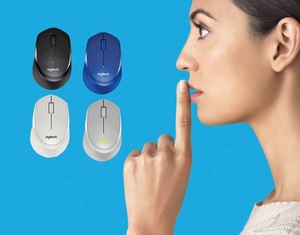 เมาส์ไร้สาย M330 สำหรับสำนักงาน สีขาว พร้อมระบบปิดเสียง 2.4g เมาส์ไร้สาย M330 รุ่นพิเศษ 2.4g - Product Image 4