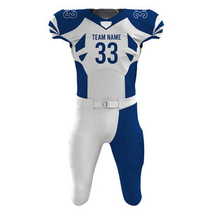 Ensemble d'uniformes de football américain personnalisés, tissu respirant, impression par sublimation, uniformes de football américain pour équipes sportives - Product Image 1