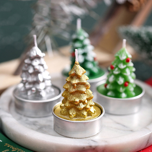 Creative Smokeless Scented <b>Candle</b> Nordic Style Christmas Decor Ornament For Birthday <b>Xmas</b> Atmosphere Decoration - Product Image 2