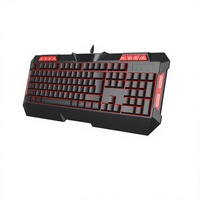 Clavier de jeu mécanique filaire USB Rétroéclairage RVB Anti-ghosting Logo personnalisé Garantie 1 an Compatible Windows 7/8/10 XP Vista