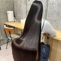 Peluca de Cabello Humano Vietnamita 100% Extraordinaria, Sin Nudos, Transpirable, Color Natural SDD, Peluca Frontal, Peluca Lisa para Alfombra Roja