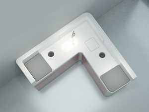 Meuble de lavage médical pour nourrissons à double vasque pour clinique <span class=keywords><strong>pédiatrique</strong></span> - Product Image 6