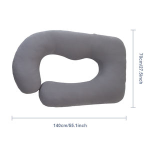YOUHA หมอนสำหรับคนท้องรูปตัวยูสำหรับนอนหลับที่ถอดออกได้อเนกประสงค์รองรับร่างกายนิ่มเป็นมิตรกับผิวผลิตภัณฑ์สำหรับคนท้อง - Product Image 5