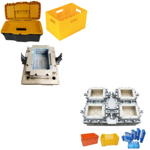 Moule de caisse de stockage domestique en plastique moule de conteneur de fruits et légumes fabricant de moule Huangyan compétitif caisse empilable en gros - Product Image 3