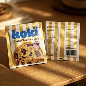 Bolsas de Aluminio Pequeñas Personalizadas para Galletas, Termosellables, Impresas, de Grado Alimenticio, Laminadas, para Empacar Dulces y Productos de Repostería - Product Image 4