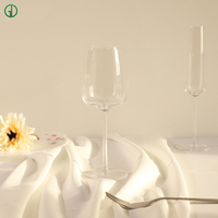 Verres à vin rouge classiques en verre borosilicate transparent et coloré, personnalisés, en cristal de luxe, pour mariage, vente en gros