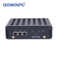 Mini PC Industrial GOWINPC K63 Intel J6412 |   Triple LAN, Cuádruple COM, Triple Pantalla, SSD+HDD, Windows 10 Ultimate, Conectividad