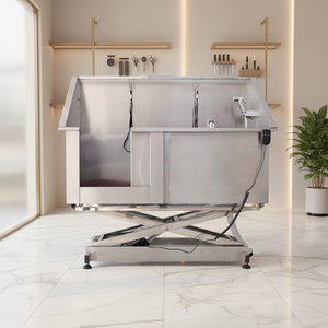 Vente directe d'usine, station de lavage et de toilettage pour chiens et chats, baignoire électrique à levage en acier inoxydable pour animaux de compagnie - <span class=keywords><strong>Acheter</strong></span> - Product Image 1