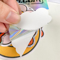 Autocollants découpés à la forme, résistants aux UV, durables, en vinyle PVC blanc, autocollants imperméables, logo personnalisé