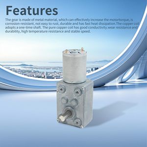 <span class=keywords><strong>Moteur</strong></span> à courant continu 12V JSX-370, micro-<span class=keywords><strong>moteur</strong></span> à engrenages à vis sans fin, réducteur à couple élevé, autobloquant, <span class=keywords><strong>moteur</strong></span> 12 volts, <span class=keywords><strong>moteur</strong></span> électrique 24V - Product Image 6