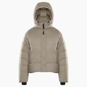 Chaqueta de Invierno Casual para Hombre al por Mayor OEM, Chaqueta Impermeable de Lona Transpirable para Exteriores con Cuello Alto, Colores y Logotipo Personalizados - Product Image 3