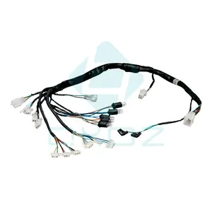 Manufacturer Automotive Motorcycle SM 2.5 Ring Terminal Smart Relay Socket Wiring Harness 4-Wire Relay Wire Harness For Foglight