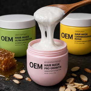 Set de mascarillas capilares de marca privada: Reparación definitiva, nutrición y apoyo al crecimiento. Tratamiento capilar con logotipo personalizado para compradores mayoristas. - Product Image 1