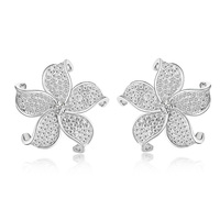 925 Sterling Silber Blumen-Ohrringe und Accessoires Großhandel
