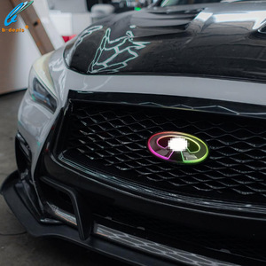 Luz de Emblema de Coche de Carbono RGBW LED Nueva de 12V de Alto Brillo Impermeable Controlada por Aplicación para Infiniti Q50 Q50L 2014-2021 Accesorios de Automóvil - Product Image 3