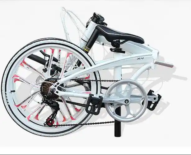 XTOS 20 22 pulgadas de aleación de aluminio plegable bicicleta con una rueda de la rueda