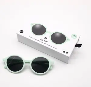 2024 nuove due dimensioni polarizzate UV400 TPEE telaio TAC Lens bambini ragazzi Silicone occhiali da sole per bambine