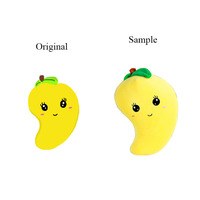 Peluche personnalisée fruits jouets mangue peluche vente en gros usine animaux doux Souvenirs peluche dessin animé poupée