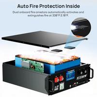 ECO-WORTHY Cubix 100 Pro Bluetooth WiFi Basse Température Garantie 10 Ans 51.2V 100AH LiFePO4 Batterie de Stockage d'Énergie pour Rack de Serveur
