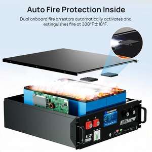 ECO-WORTHY Cubix 100 Pro Bluetooth WiFi Basse Température Garantie 10 Ans 51.2V 100AH LiFePO4 <span class=keywords><strong>Batterie</strong></span> <span class=keywords><strong>de</strong></span> Stockage d'Énergie pour Rack <span class=keywords><strong>de</strong></span> Serveur - Product Image 3