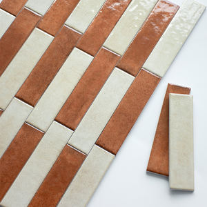 Piastrelle <span class=keywords><strong>Vintage</strong></span> smaltate fatte a mano per cucina bagno Bar caffetterie-per decorazioni murali di lunga durata per la catena di tè latte - Product Image 3