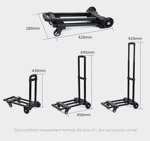 รถเข็นกระเป๋า T819G-3มือจับยืดหดได้100กก. - Product Image 6