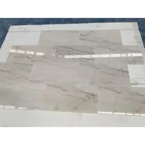 SHIHUI Wholesale White Marble Tile Chinese Guangxi White Marble Big Natural White Marble Floor Tile For Bathroom Wall And Floor