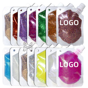 Venta al por mayor Chunky Cosmetic Glitter Party Festival Face Body Eyeshadow Powder Kids Beauty Gel para la decoración - Product Image 1