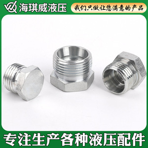 Conector Hidráulico de Acero Inoxidable Haiqiwei, Rosca Externa, Cono de 24 Grados, Tipo de Férula de Sellado - Product Image 3