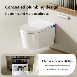 Bigfortune WC intelligent mural en céramique à chasse automatique, bidet électrique, pour hôtel - Product Image 3