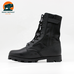 Botas Tácticas Rocky <span class=keywords><strong>Buffalo</strong></span> de Cuero Negro, Resistentes al Agua, Fáciles de Limpiar, con Protección de Tobillo - Product Image 2