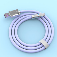 Câble de charge intelligent en cuivre pur super rapide 120W 6A 1m Micro Type-C USB-C transfert de données de chargeur rapide