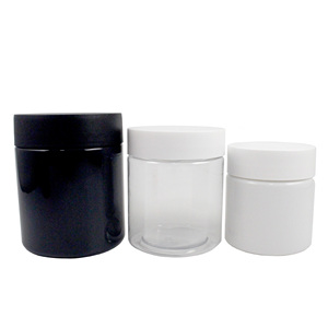 4oz 6oz 8oz 120ml health Fruity Extract concentrate childproof medicine oil bottles jar hemp plastic containers with black lid