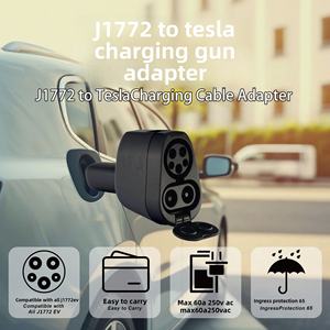 Adaptateur de <span class=keywords><strong>prise</strong></span> CCS1&J1772 vers NACS pour véhicule électrique, adaptateur secteur AC - Product Image 1