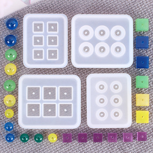 Transparent Liquid Silicone Rubber RoundJewelry Mold Making Round Beads <strong>Epoxy</strong> Pendant <strong>Resin</strong> Craft <strong>Moulds</strong> for Handmade Crafts - Product Image 4