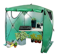 Pépinière Portable pour l'extérieur, Kit de serre Pop-Up, canopée Portable pour plantes, 69x69x81 pouces
