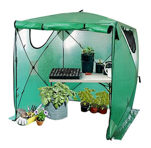Pépinière Portable pour l'extérieur, Kit de <span class=keywords><strong>serre</strong></span> Pop-Up, canopée Portable pour plantes, 69x69x81 pouces - Product Image 1