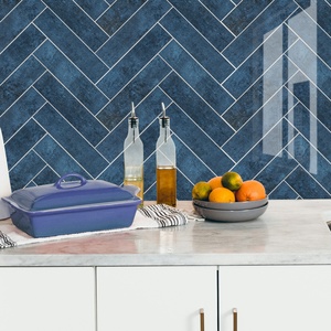 Spc tàu điện ngầm đá kết cấu gạch vỏ và dính nhà bếp <span class=keywords><strong>backsplash</strong></span> gạch cho RV phòng khách dính trên <span class=keywords><strong>backsplash</strong></span> cho nhà bếp - Product Image 4