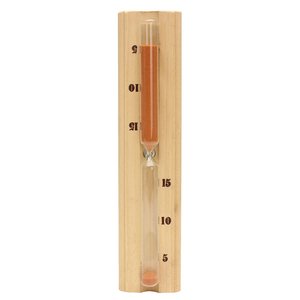 <span class=keywords><strong>Timer</strong></span> clessidra in legno a parete <span class=keywords><strong>15</strong></span> minuti conto alla rovescia per Sauna a vapore secco di sabbia gialla con elegante Design a clessidra - Product Image 4