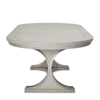 Table ovale en bois massif de luxe, élégante et durable, de haute qualité, pour salon, salle à manger, hôtel, cuisine