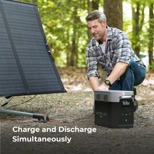 <span class=keywords><strong>EcoFlow</strong></span> <span class=keywords><strong>DELTA</strong></span> Max1600 Ensemble de panneaux solaires pour centrale électrique 160W, générateur solaire - Product Image 3